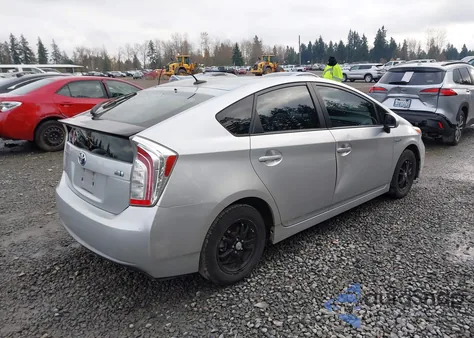 2012 Toyota Prius Three z USA, uszkodzony, nr VIN JTDKN3DU1C0333689